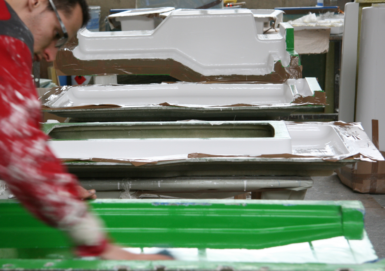 Moulage polyester